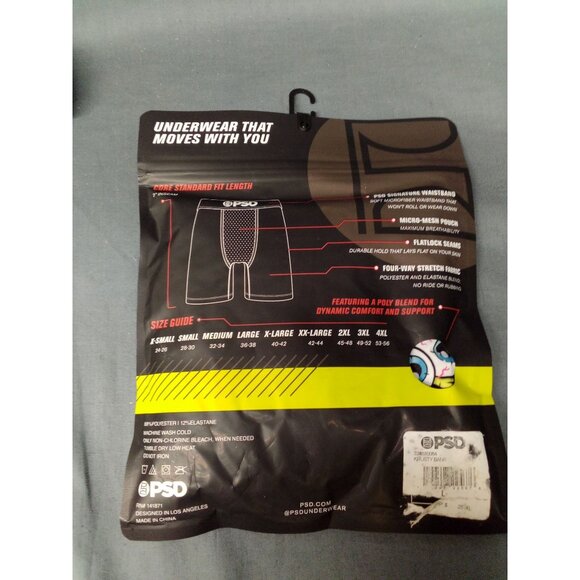 PSD Men's Graphic Briefs Core Standard Black Size L NEW! - Picture 2 of 2